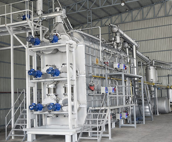 Pyrolysis Plant in Operation